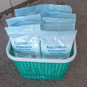 Aquarelle Antibacterial Travel Wipes
